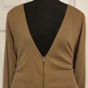 Tan cardigan